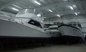 Bergmann Marine in Charlevoix, Michigan, provides northern Michigan customers with a host of boat storage options.